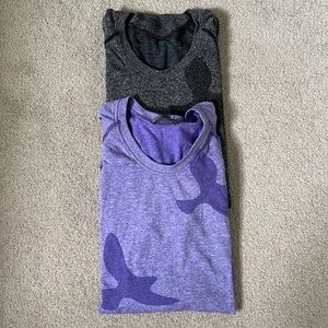 2 Oiselle Long Sleeve Flyte Shirts